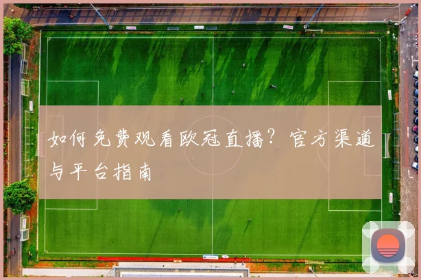 如何免费观看欧冠直播？官方渠道与平台指南